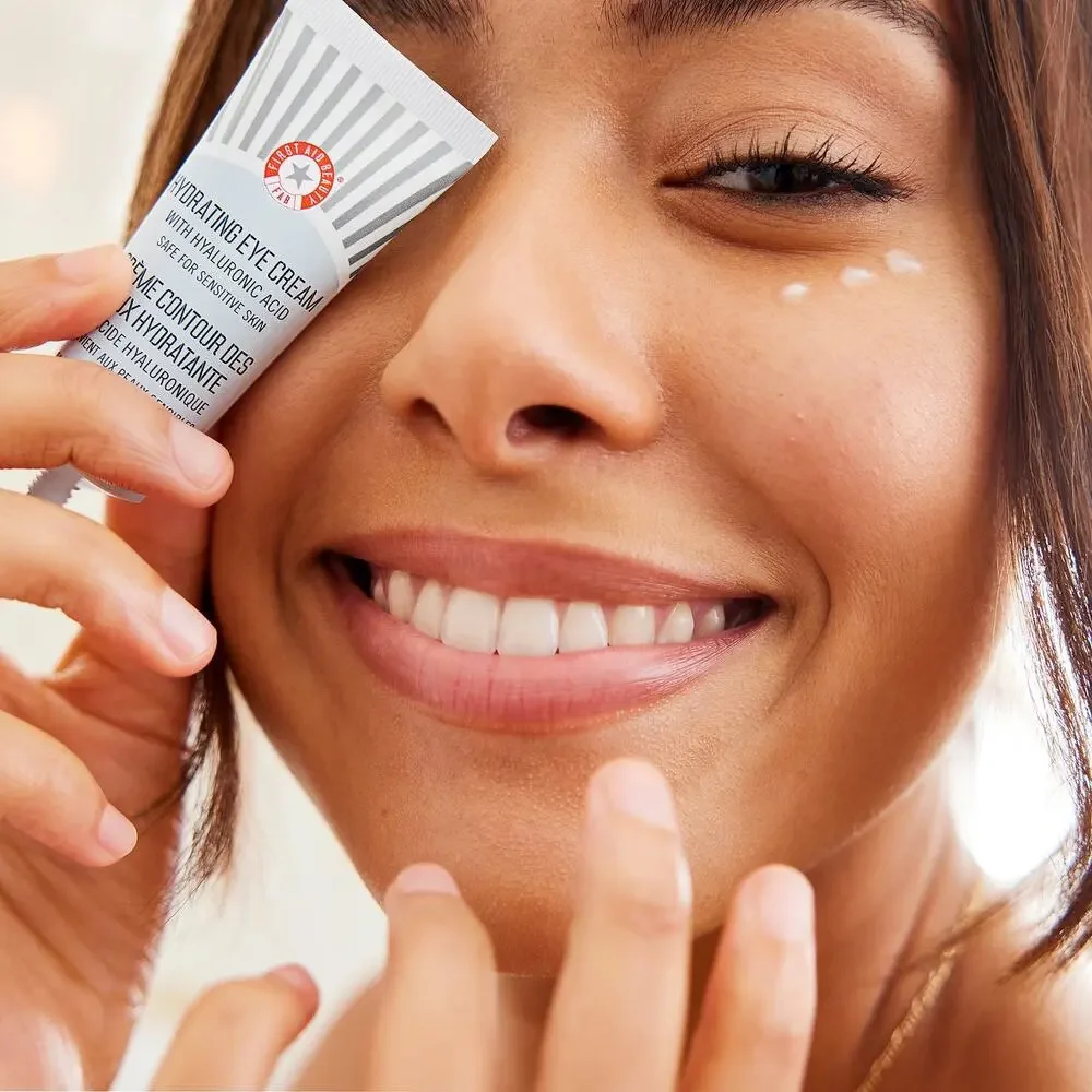 NEW First Aid Beauty Hydrating Eye Cream‎ Hyaluronic Acid Sensitive Skin 0.5oz